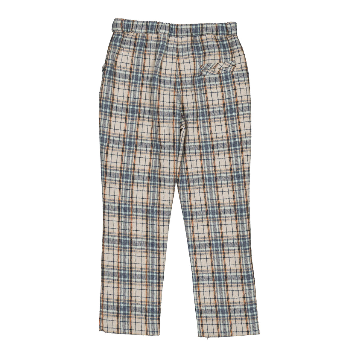 Bertrand, boy trousers, in Blue-grey tartan