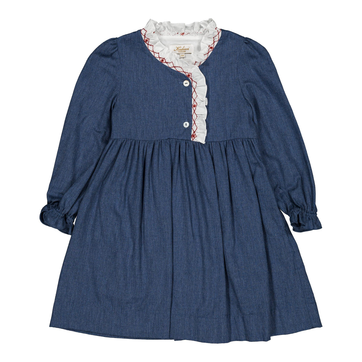 Babeth, Robe pour fille, en jean bleu