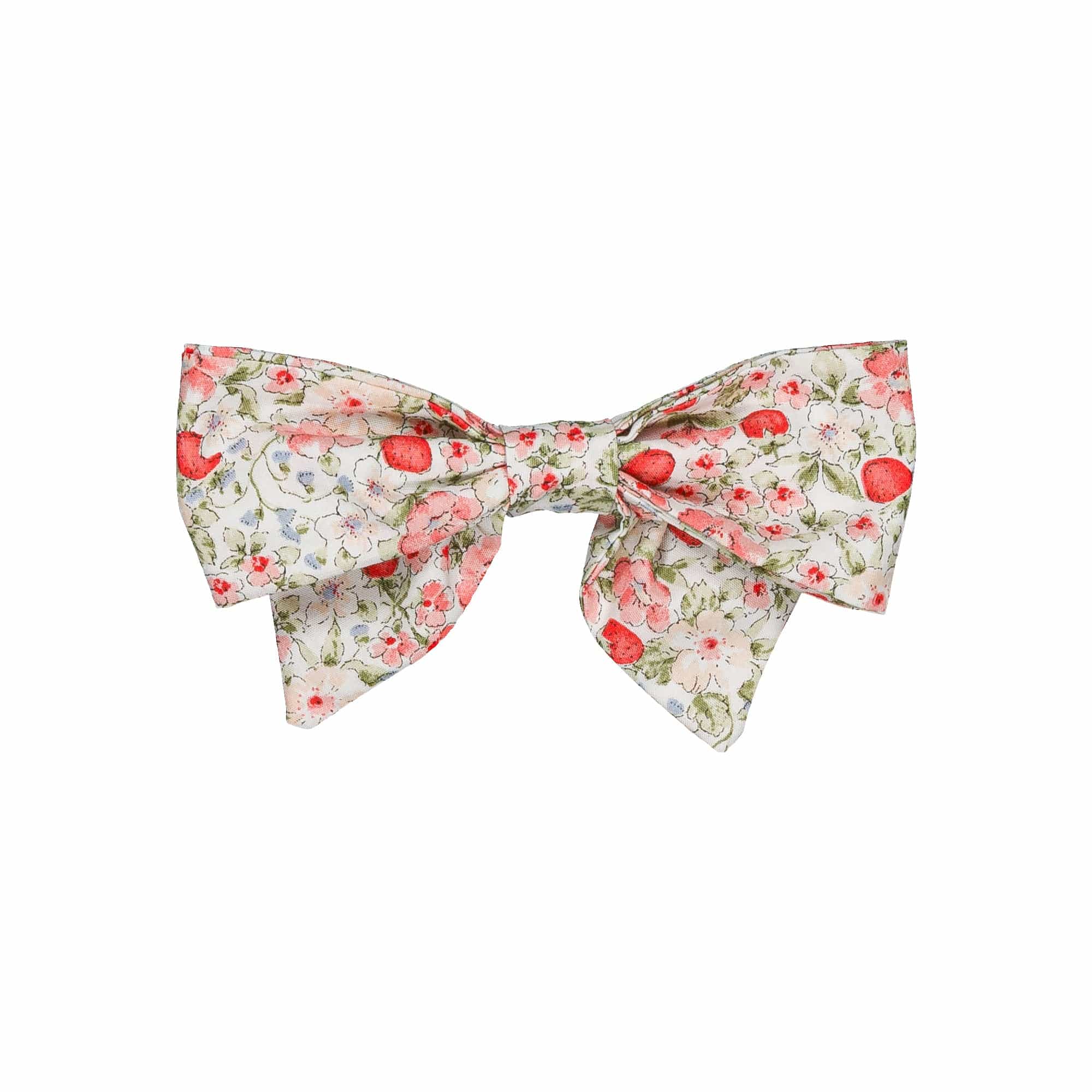 Bonnie, barrette à cheveux, imprimé rouge cerise