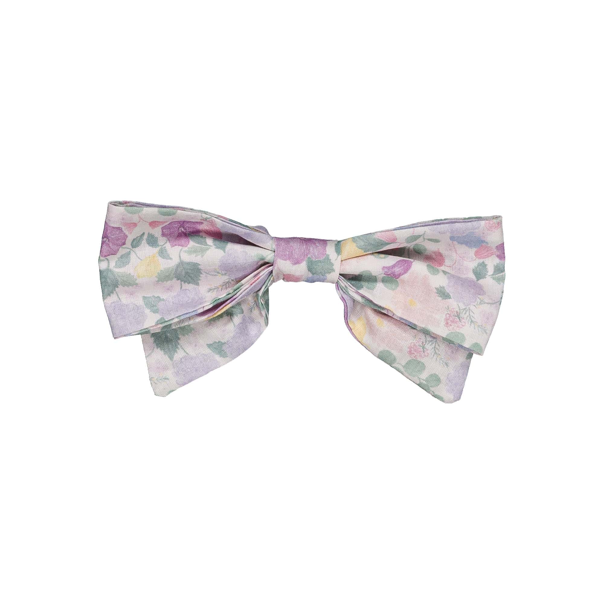 Bonnie, hair clip, in Exclusive Lilac and pink garden print