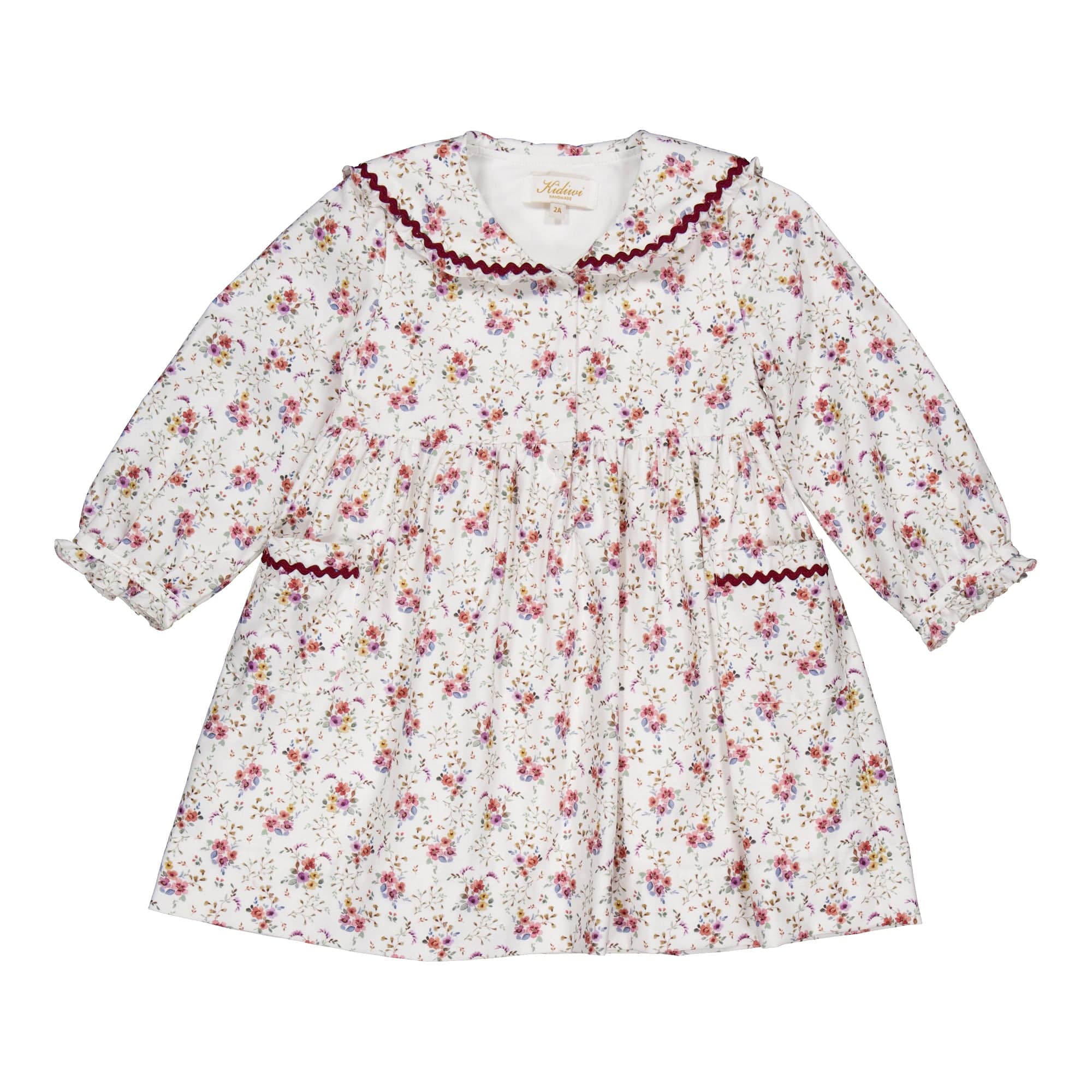 Lontine, dress, in Winter bouquet print Lontine, dress, in Winter bouquet print