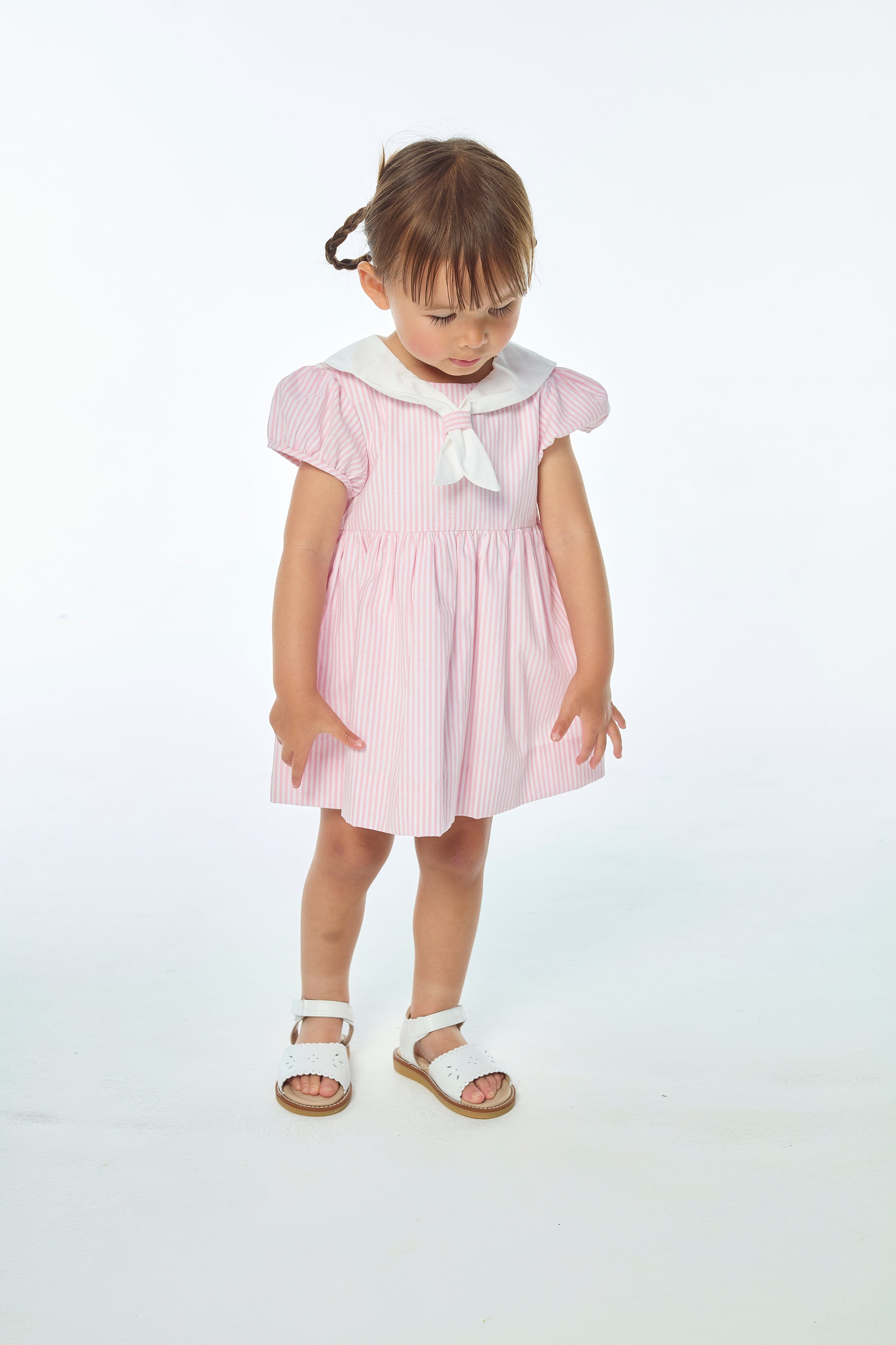 Lisa, ensemble à rayures roses 3mm