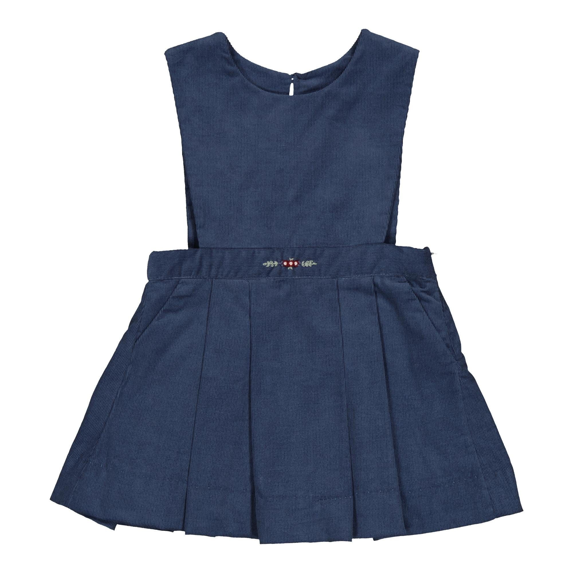 Maïté, jupe en velours côtelé jean