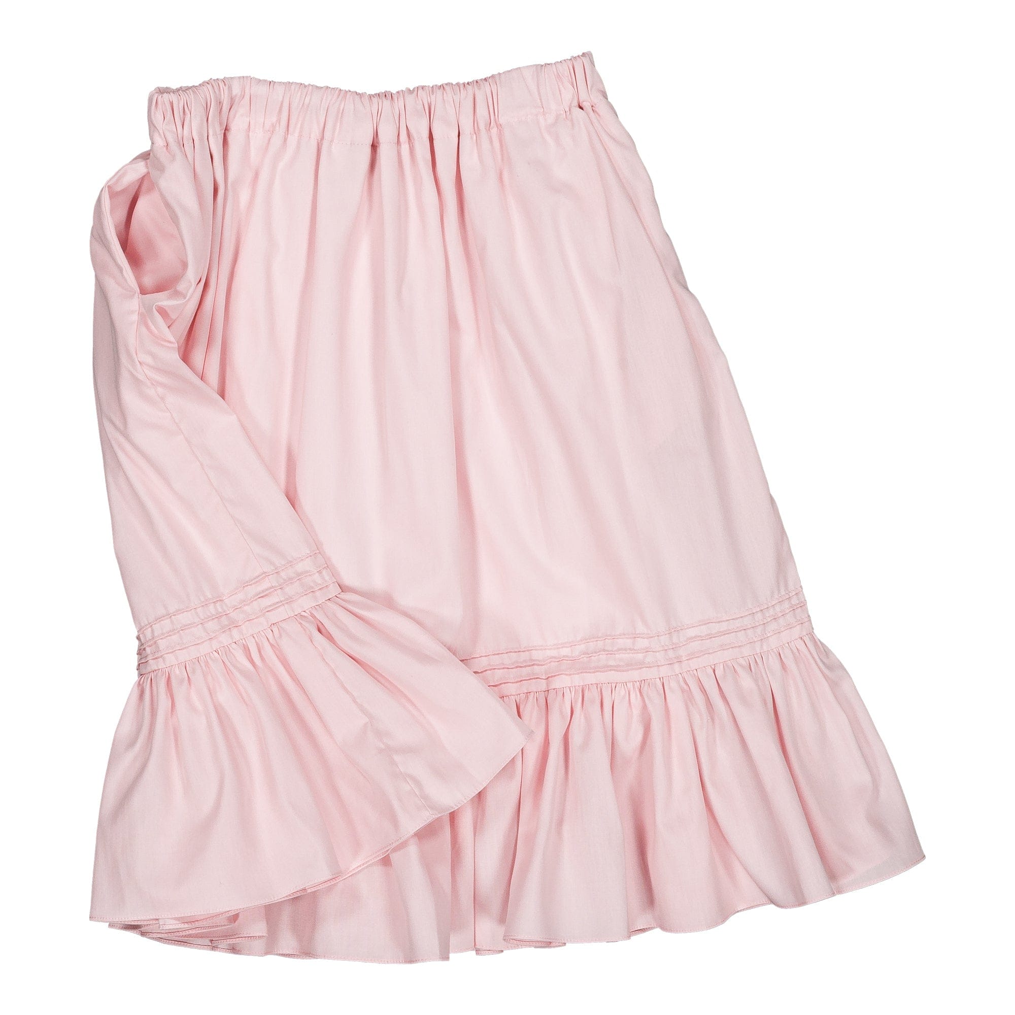 Mélissandre, midi skirt, in Fairy Tale pink Poplin