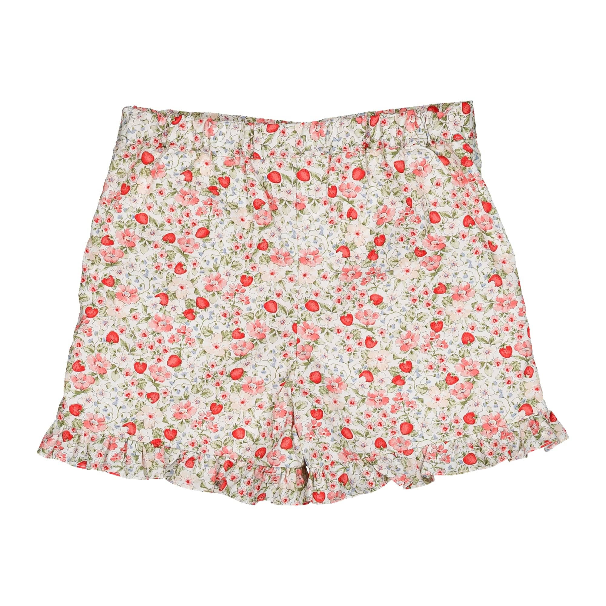 Nolana, short pour fille, imprimé rouge cerise