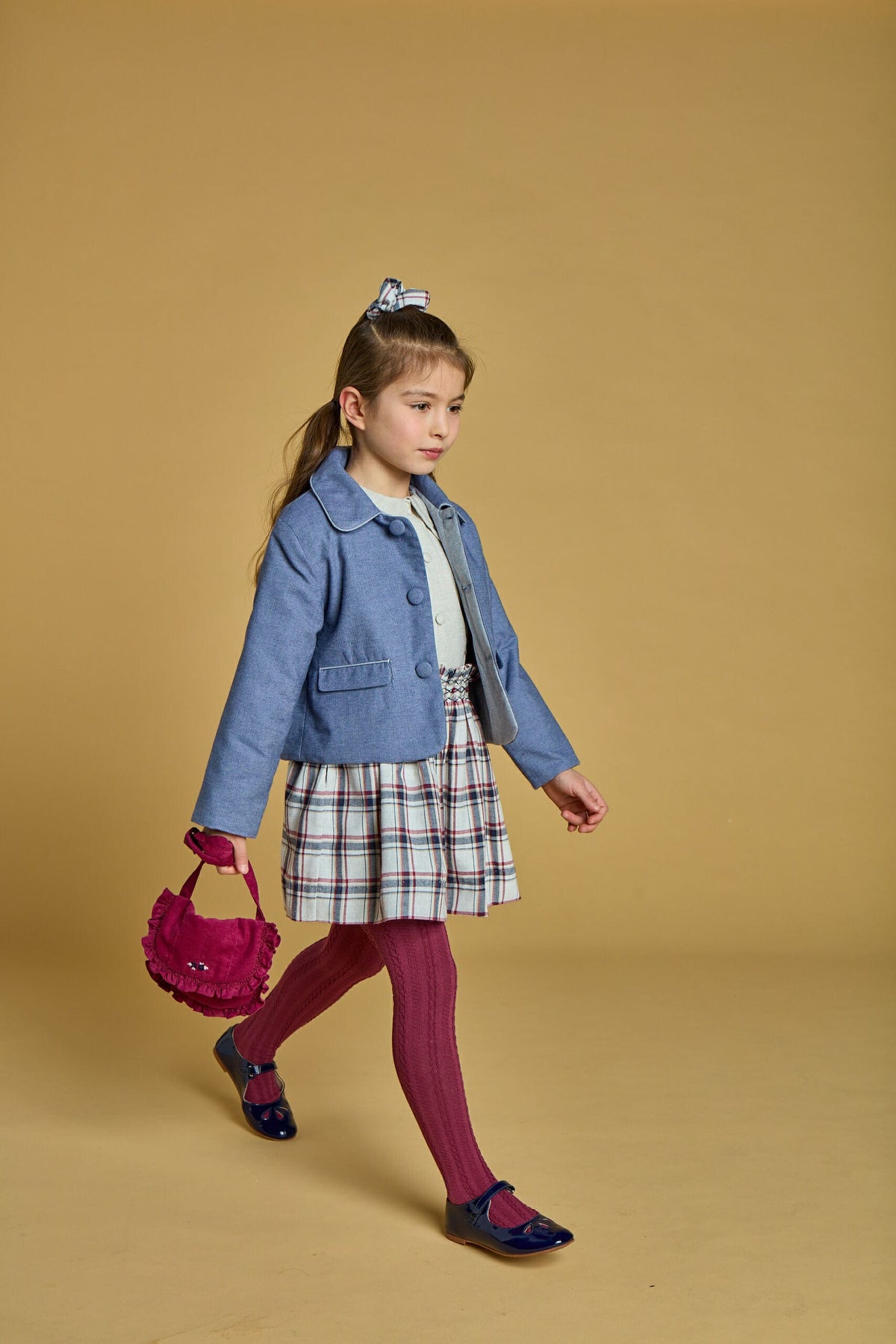 Sami, Veste unisexe en jean bleu