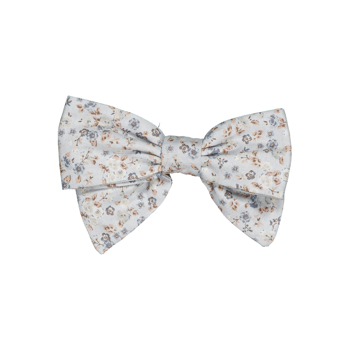 Bonnie, hair clip, in Small blue flowers print