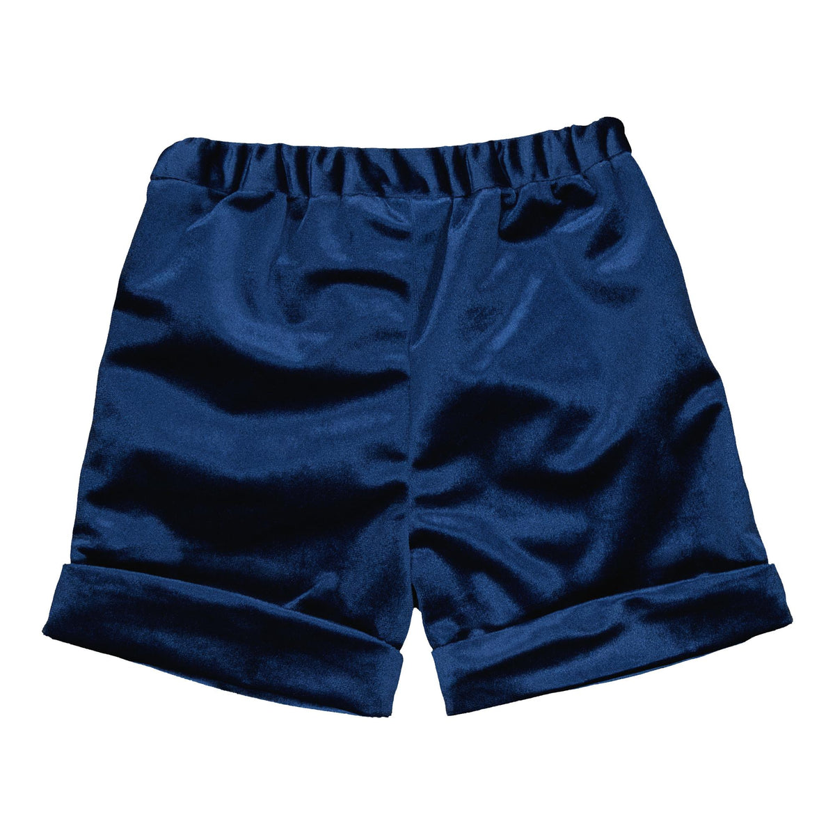 Adam, boy shorts, in Navy velvet
