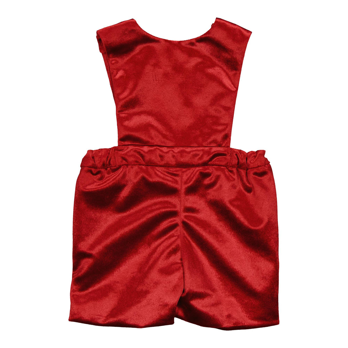 Léonard, romper, in Burgundy velvet