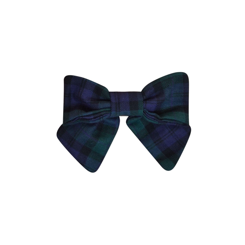 Bonnie, Barrette à gros nœud, en tartan Cotton Blackwatch preorder : start of deliveries from the end of September