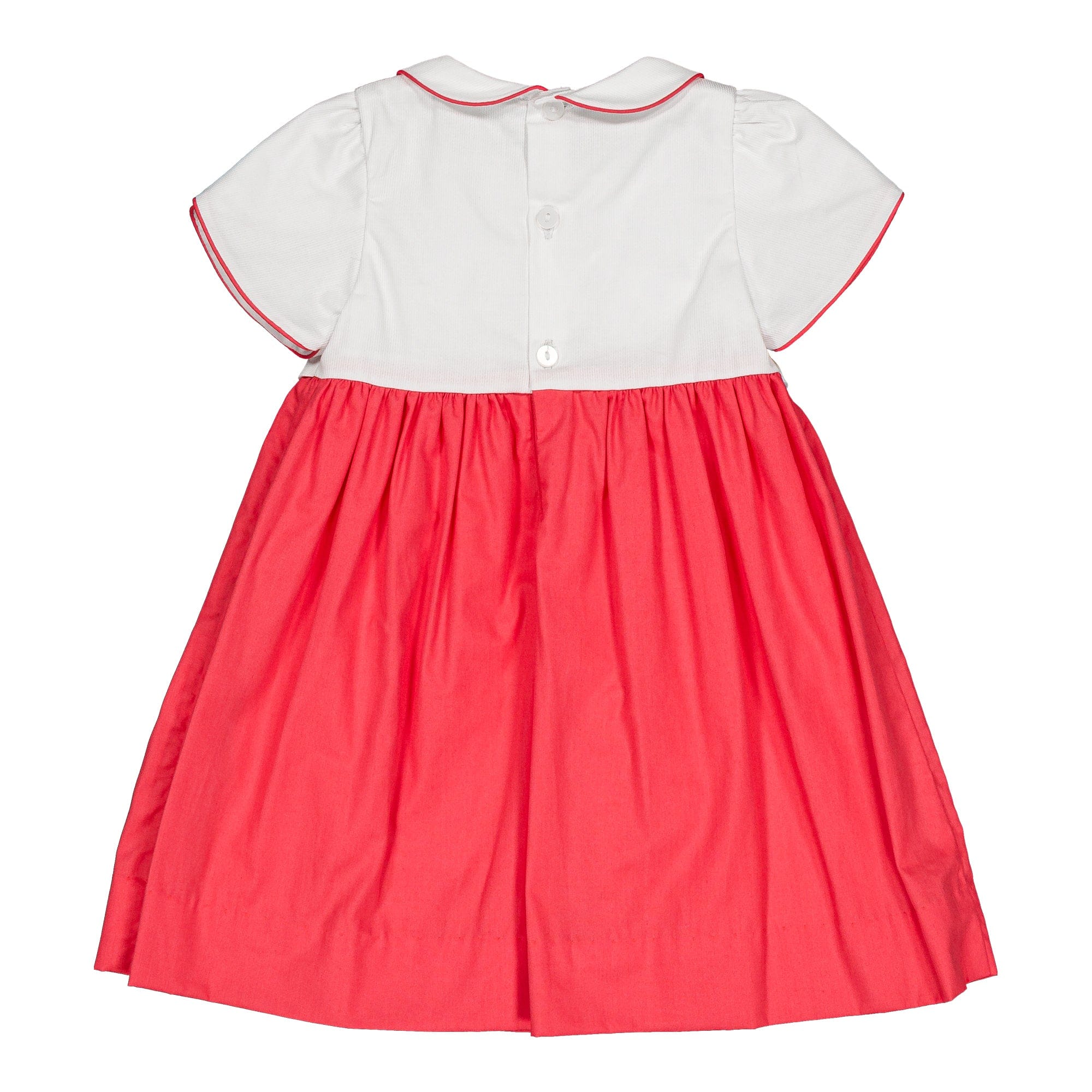 Célestine, robe, en  popeline pastèque