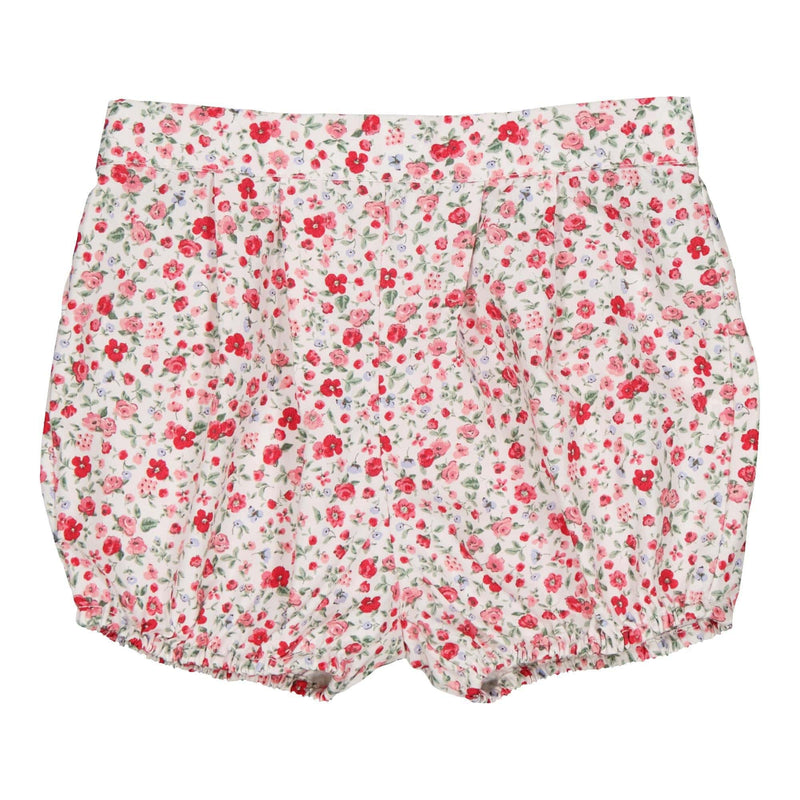 DISPONIBLE EN 6M : Pacôme, baby bloomer, in Small red flower print