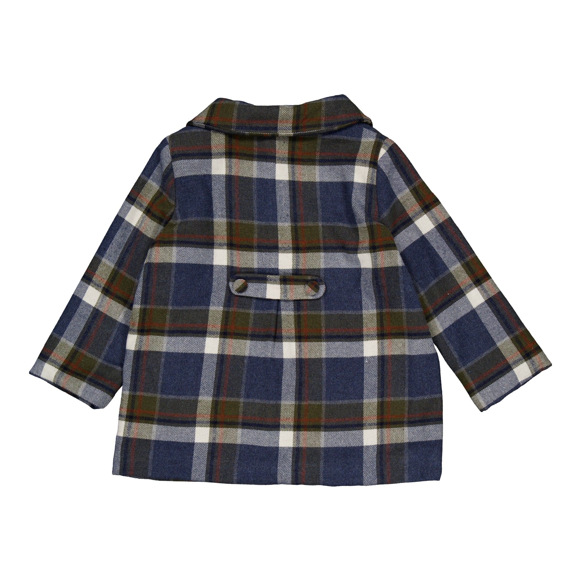 Edgir, manteau en tartan marine polaire
