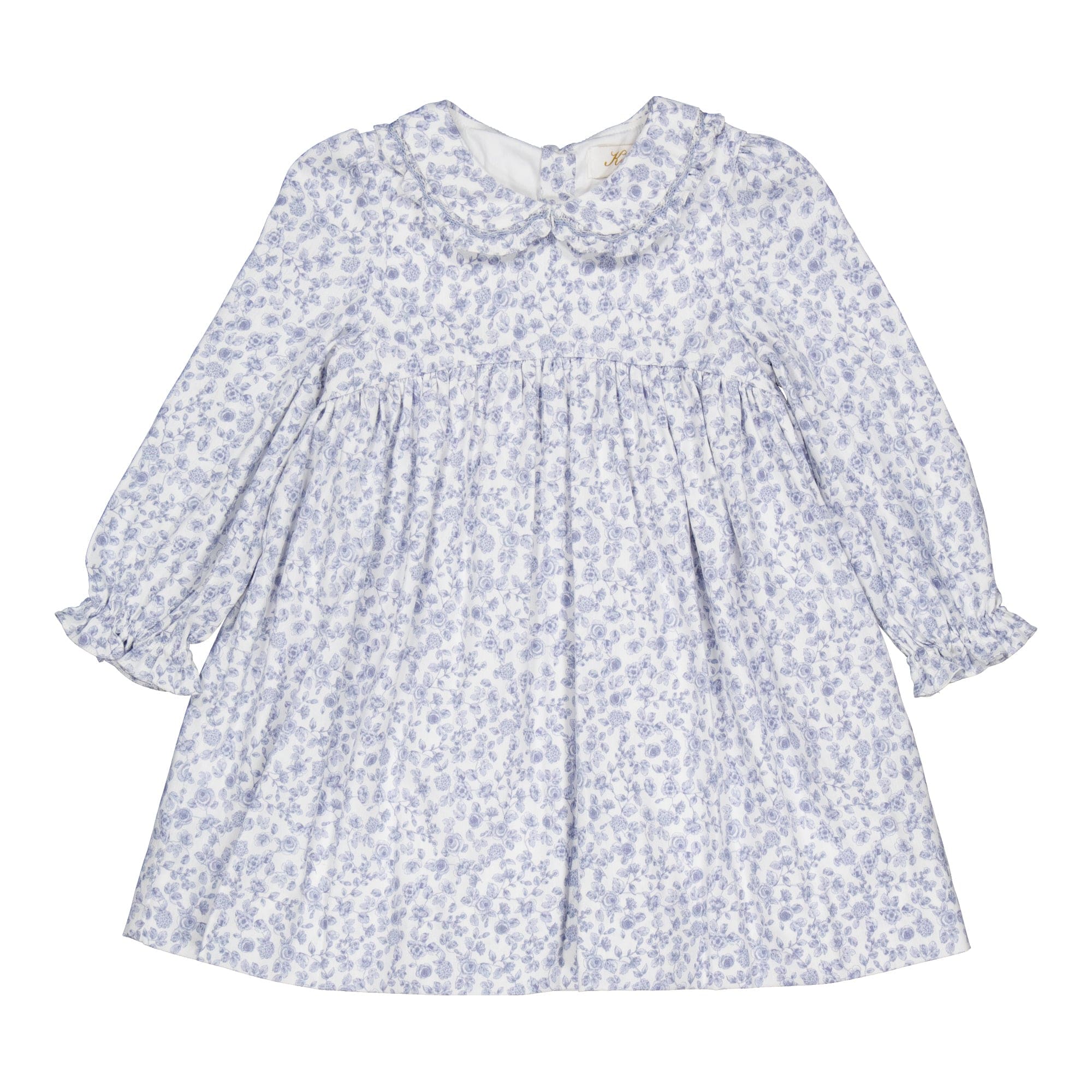 Gaïa, robe imprimé Blue Garden
