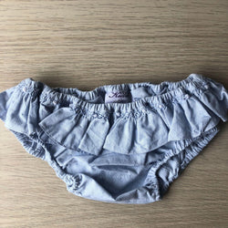 Hibiscus, culotte de bain bleue