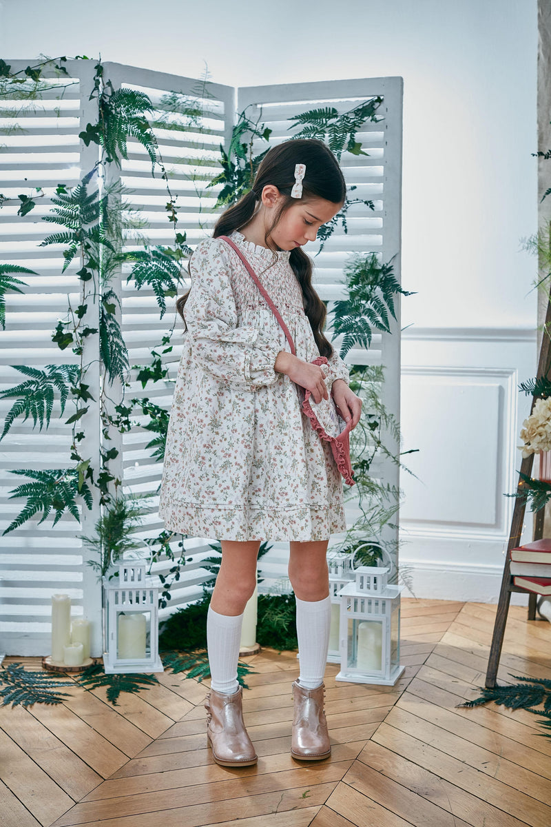Robe smocks Manches longues Vichy Bleu Marine – Maki Rose Robe smocks Manches longues Vichy Bleu Marine – Maki Rose