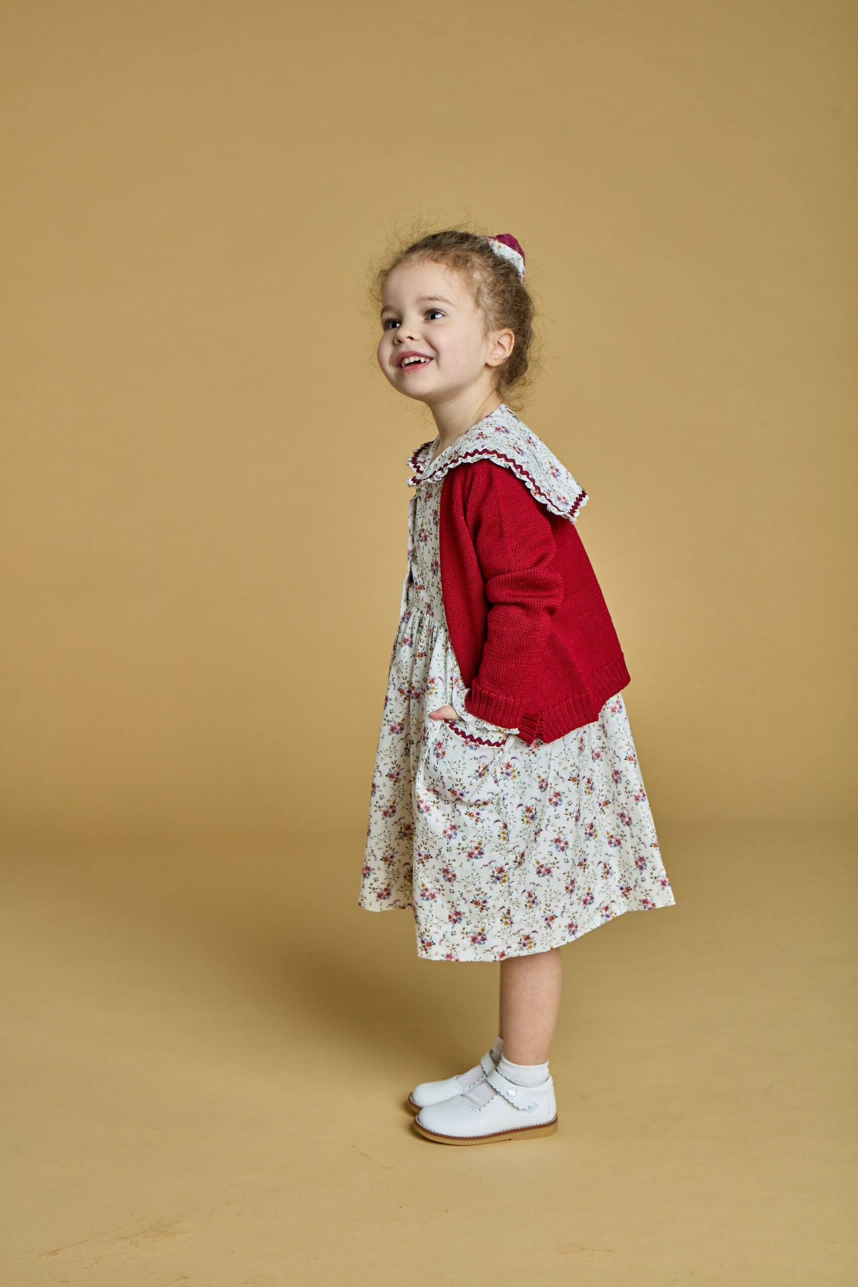 Léontine, robe, imprimé winter bouquet