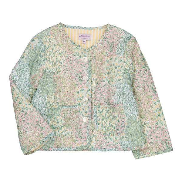 Sacha, quilted jacket, in Flowery meadow Print