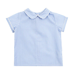 Chemise garçon à rayures bleues