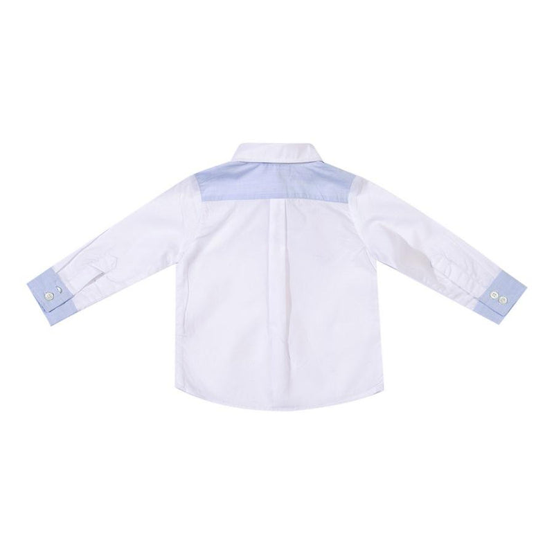 Ensemble chemise blanche  & short bleu ciel