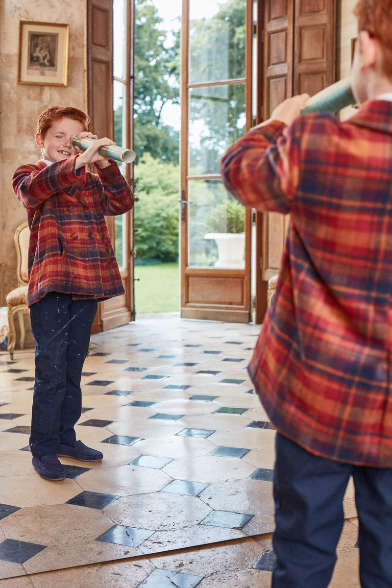 Manteau en tartan