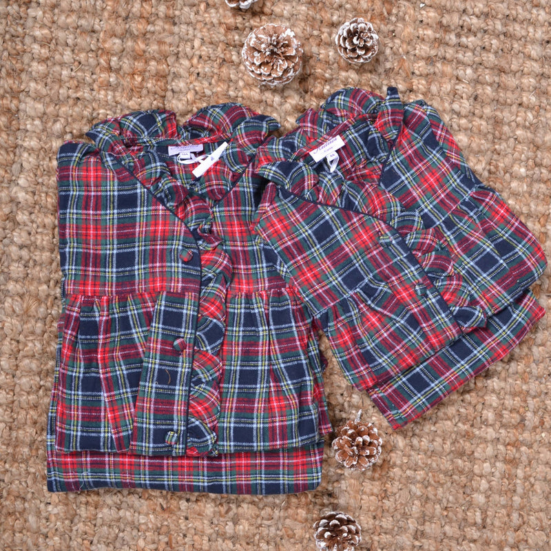 NOUVEAU PYJAMA FEMME en flanelle de coton