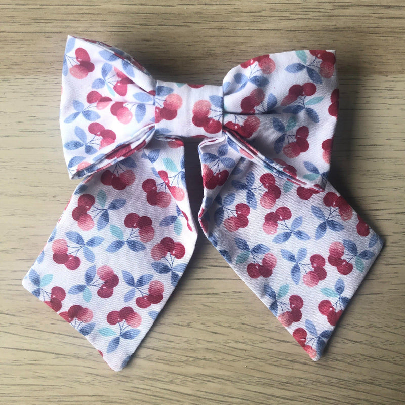 Pince with a big bow-Maxi bow hairclip