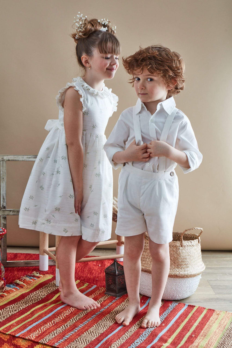 Robe à imprimé fleurs de marguerite