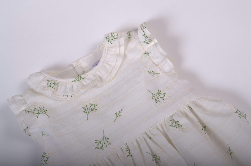 Robe à imprimé fleurs de marguerite