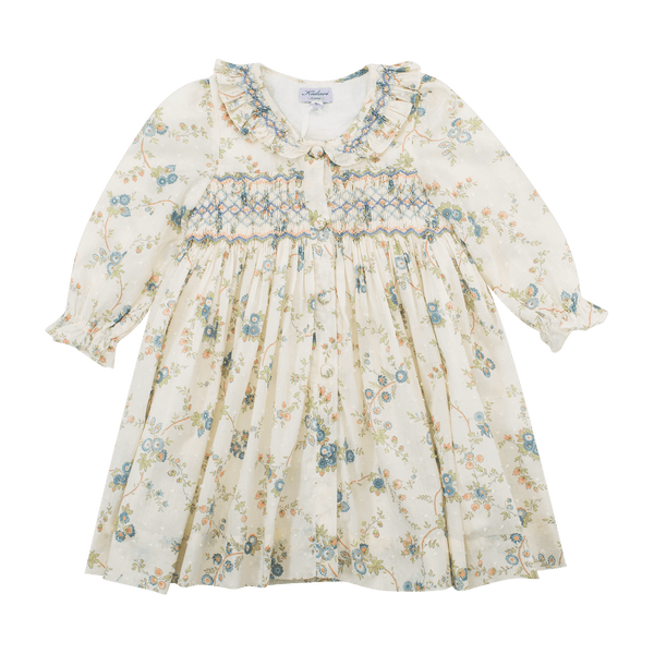 Robe Adeline dans l'imprimé fleurs d'automnes