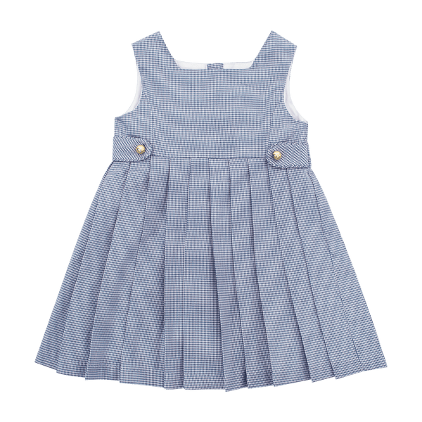 Robe chasuble Betty en pied de poule