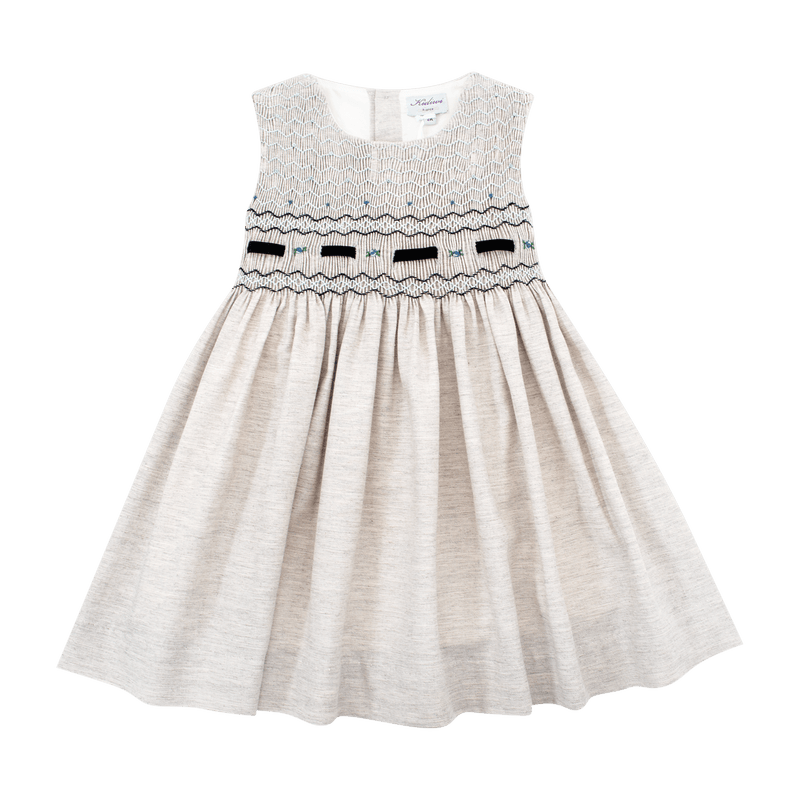 Robe chasuble Charlize buste smocké