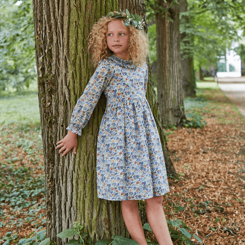 Robe Liberty Royal Garland, col et poignets smockés