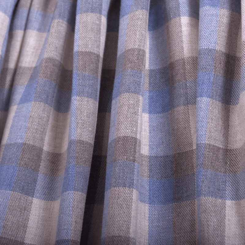 Robe smockée à carreaux