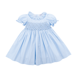 Robe triple col Hars bleu ciel