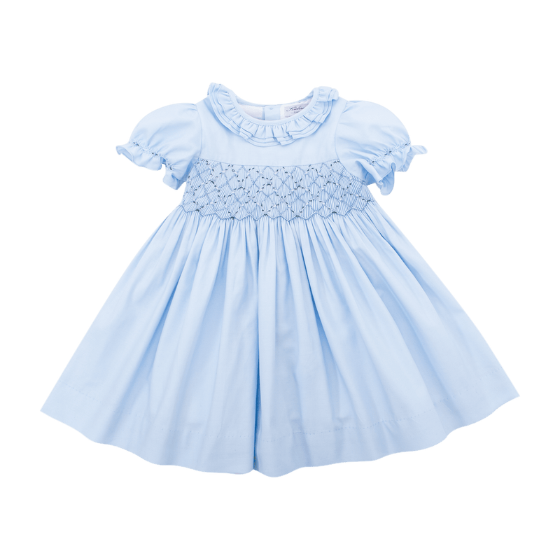 Robe triple col Hars bleu ciel