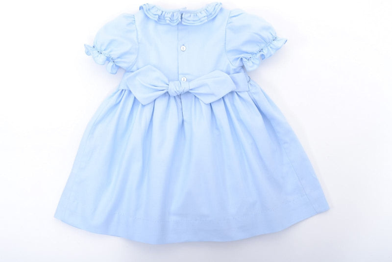 Robe triple col Hars bleu ciel