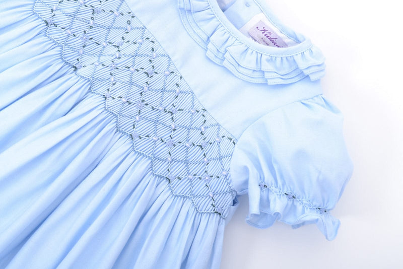 Robe triple col Hars bleu ciel