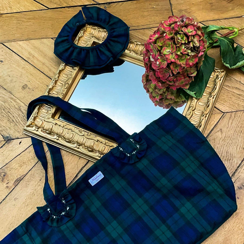 Sac maxi cabas tartan blackwatch